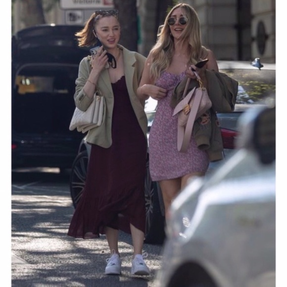 NEW Reformation Embry Dress Plum 10 - Picture 5 of 17